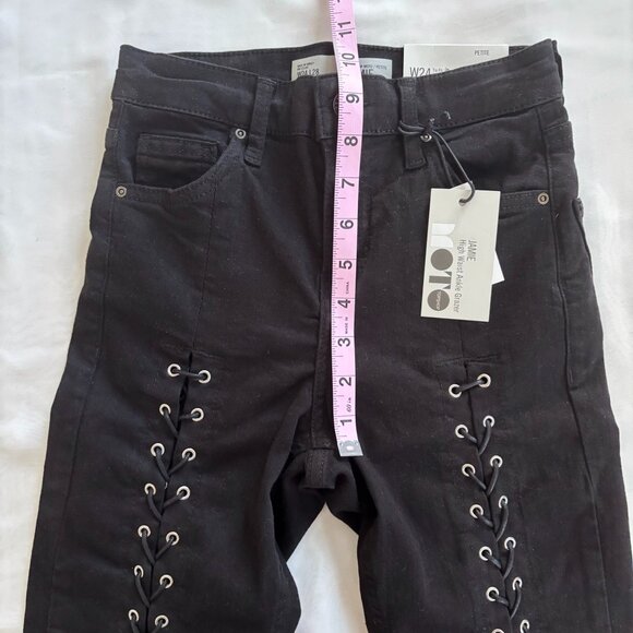 Topshop Front Lace Up Jamie Jeans - Picture 5 of 8